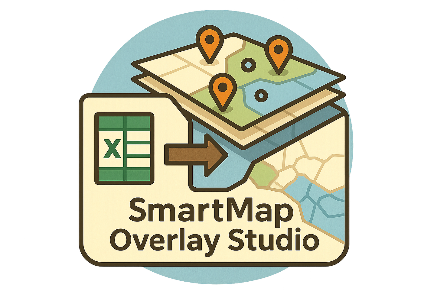 SmartMap Overlay Studio Icon