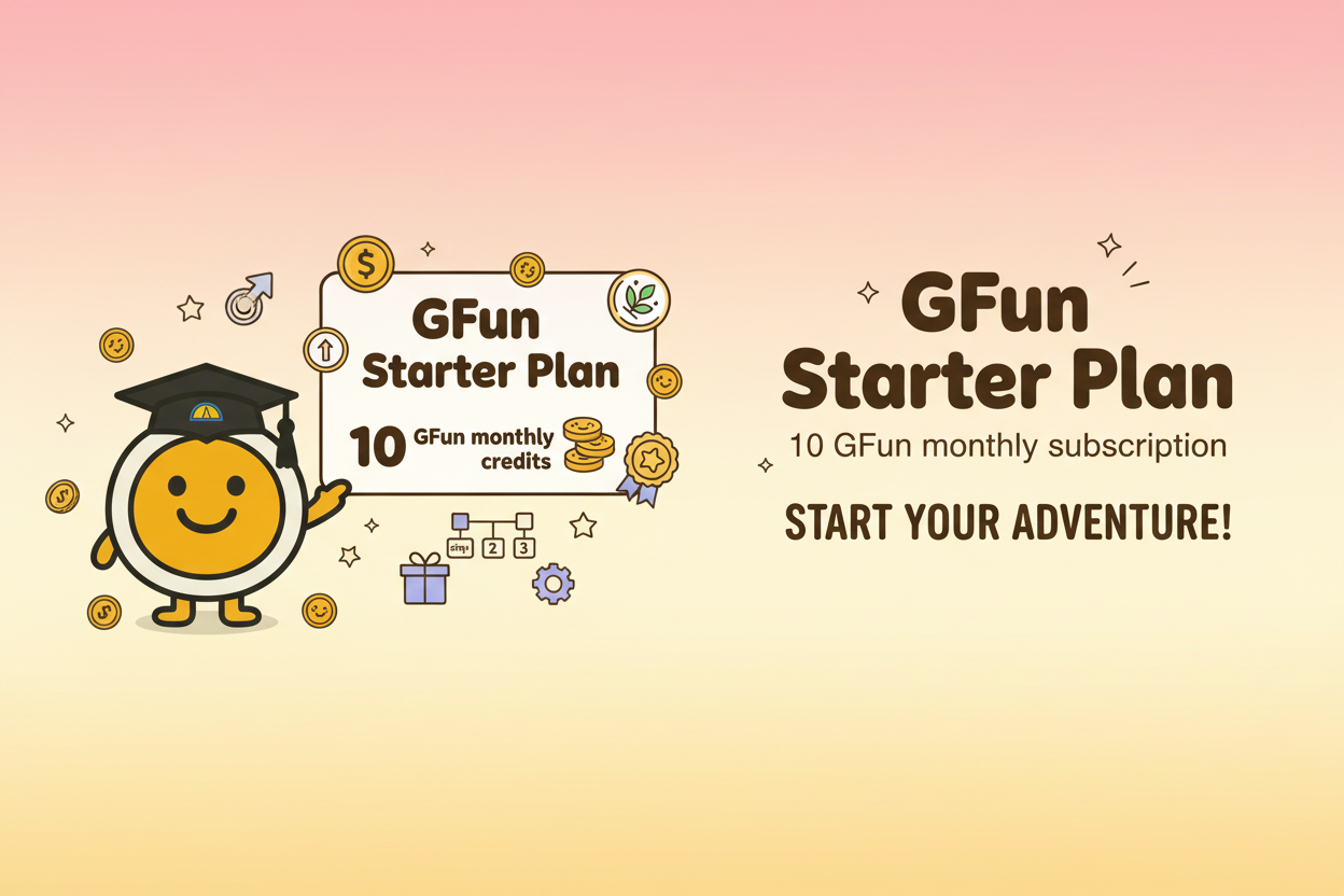 💎 GFun Starter Plan | 10 GFun/Month Subscription